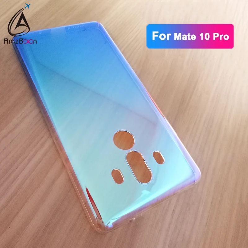 Чехол Amzboon для Huawei Mate 10Pro Роскошный чехол с градиентом цвета прозрачный 9Pro легкий