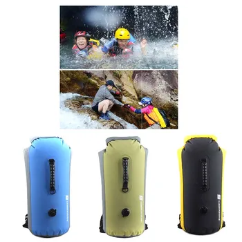 

25L/35L/60L New Portable Outdoor Travel PVC Diving Bag Travel Dry Bags Kayak Canoe Rafting Bag Waterproof Double-Shoulder Bag