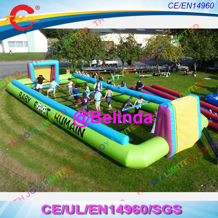 Free air shipping to door, 8x4m life size inflatable human football