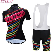 Команда teleyi Pro велосипедные майки кофта для велоспорта Ciclismo велосипедная одежда быстросохнущая женская летняя велосипедная одежда