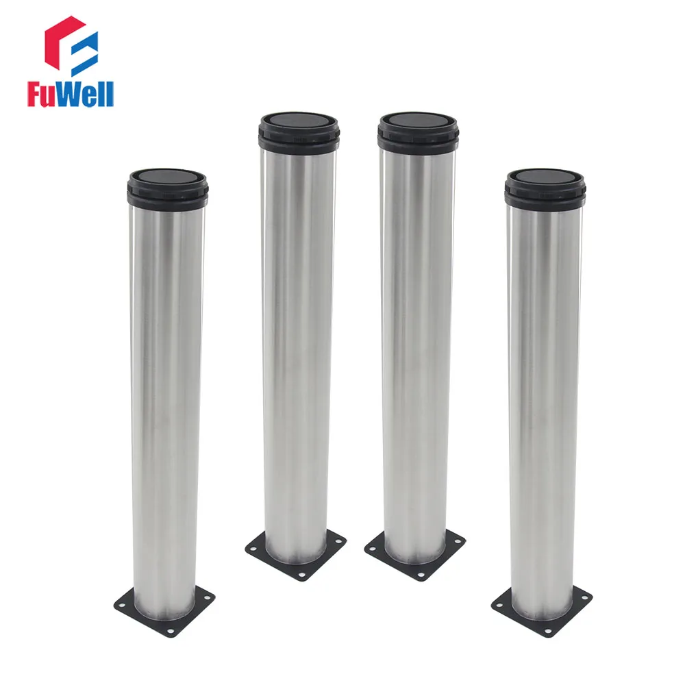 Buy 4pcs 500mm Height Furniture Legs Adjustable 15mm