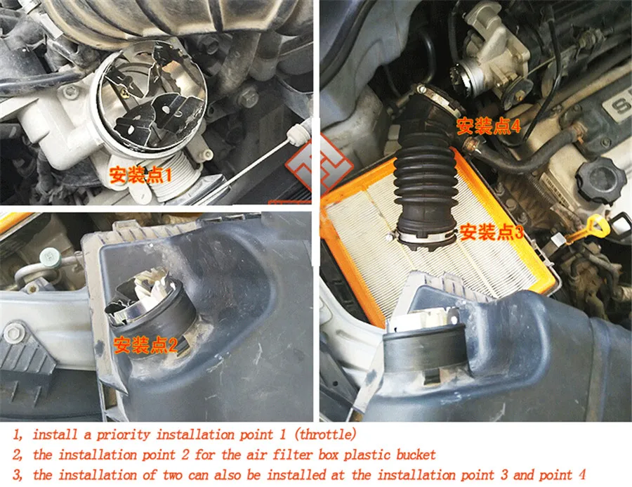 54-59mm Intake Fuel Saver Turbocompressor Mecânico Modificado