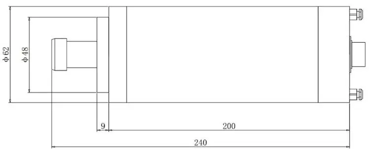 3 фазы В 220 В водяное охлаждение 400 Гц 0.8квт ER11 ЧПУ маршрутизатор шпиндель мотор 24000 об./мин. гравировальный станок ЧПУ шпиндель для