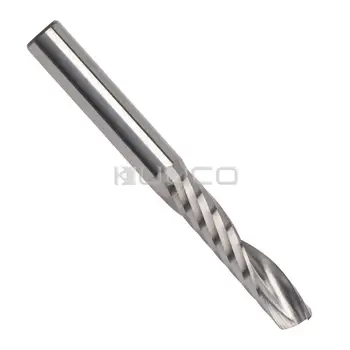 

CNC Bit/Spiral Bit/Single Flute End Mill/CNC Engraving Router Bit for Aluminum/Acrylic/Color Plates/PVC/Wood etc