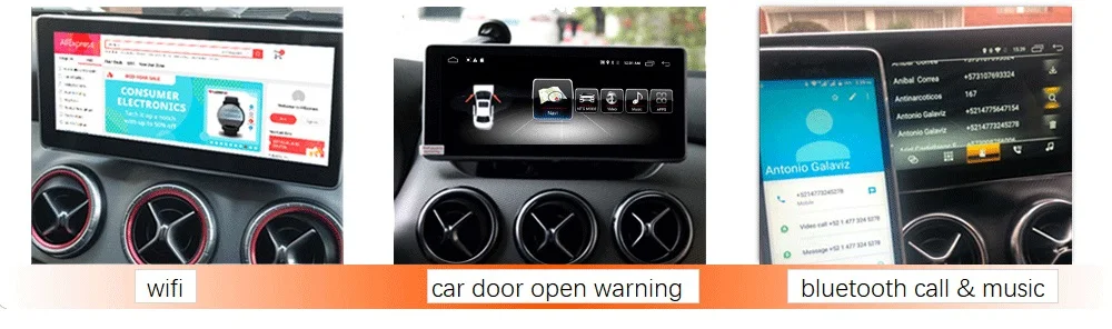 Discount 8-Core 4+46G Car Android 10.25 inch Display for Mercedes Benz C Class W204 2011-2013 Command System Upgrade Head Up Screen 22