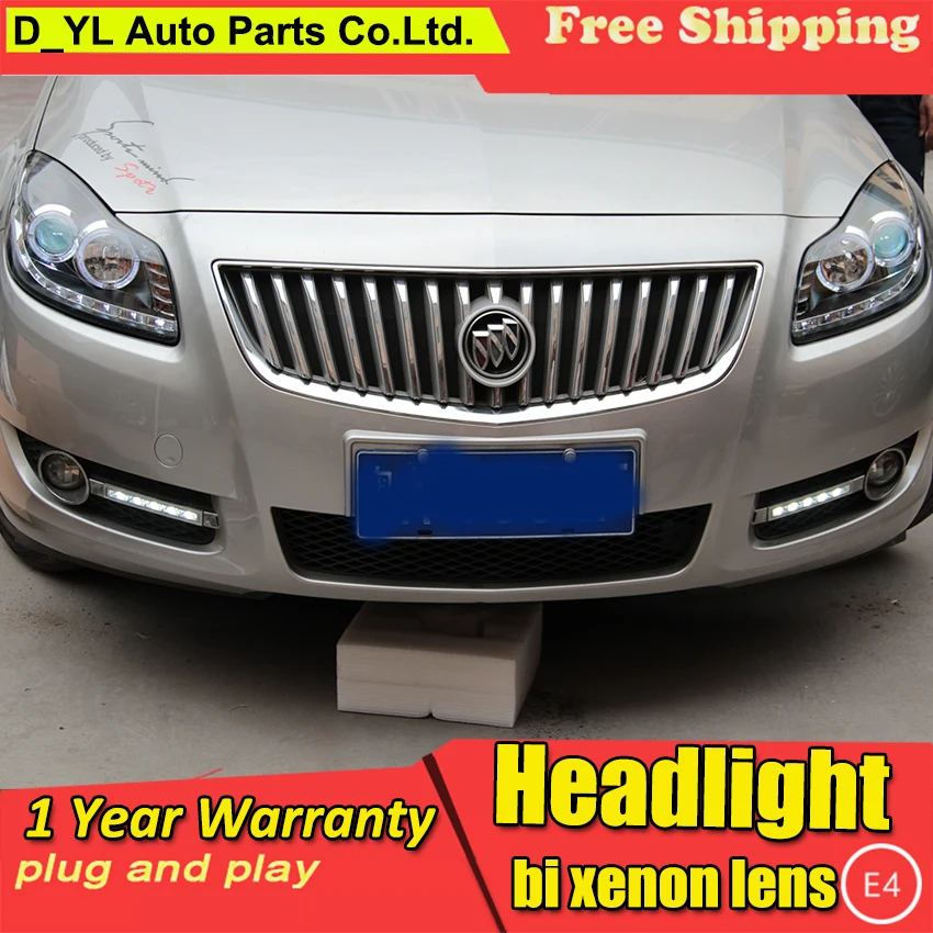 DY_L Автомобиль Стайлинг фара для Buick Regal 2009-2012 светодиодный фары DRL H7/D2H HID Xenon Биксеноновые линзы