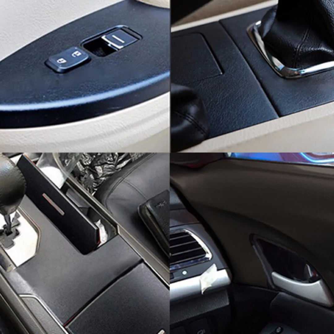30cm x 100cm Leather Texture Style Car Interior Dashboard Sticker Wrap Sheet Film PVC Auto DIY Decor Sticker Change Color