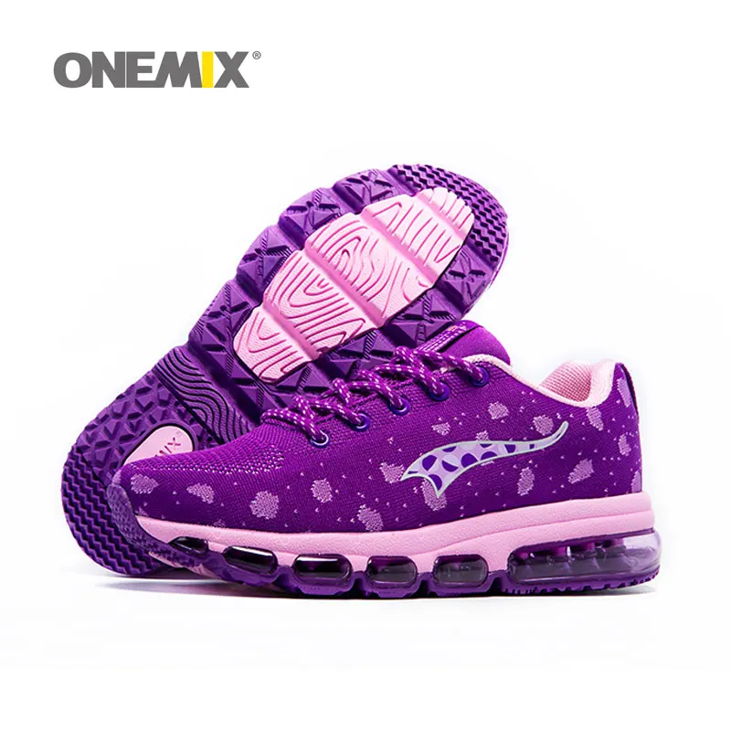 2017 ONEMIX Women & Men Athletic Running Shoes Outdoor Cushion Max