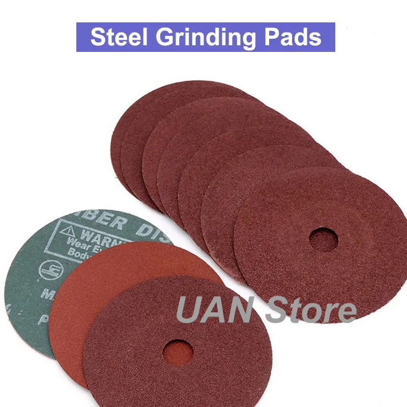 

5pcs/lot 4 inch Steel Grinding Pads Angle Sandpaper 100mm Metal Grinding Pads