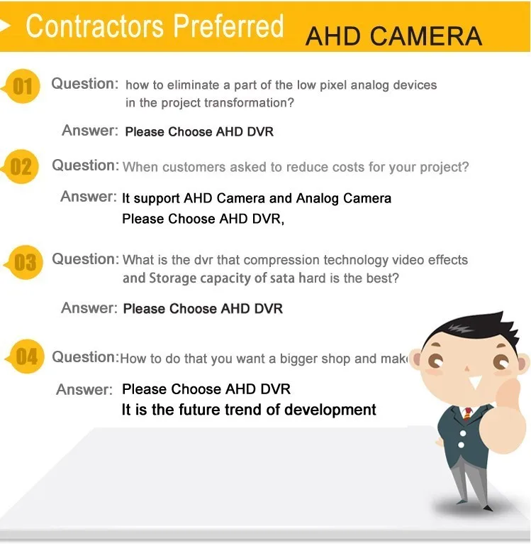 Dvr 4 Channel 1080P,1080N.960P.720P Three in One NVR AHD DVR Combe Picture 03