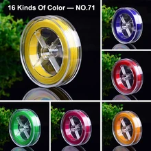Aladdin 100M NO Elastic Silk Thread Multicolor Braided Fishing Line Braided Bracelet Necklace Earrings Wires For DIY Jewelry