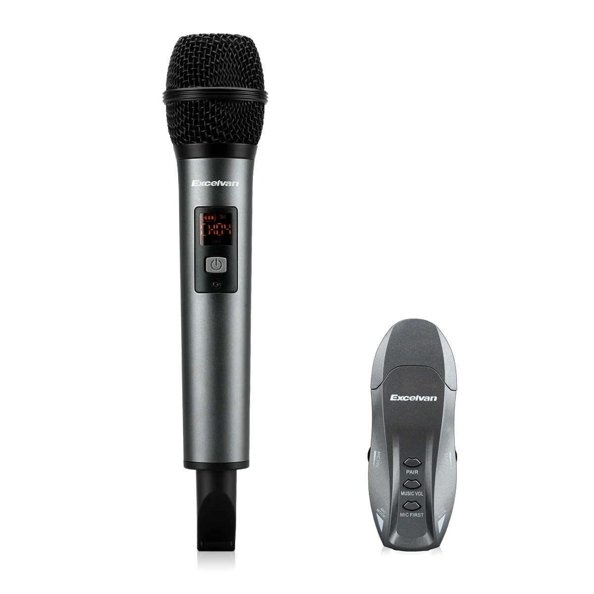 

Excelvan K18V Wireless Bluetooth Microphone Wireless with Receptor Support APP For Home Entertainment Conference