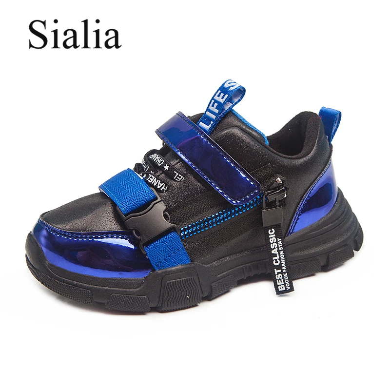 Sialia الاطفال رياضية للأولاد أحذية الأطفال أحذية رياضية بنات أحذية الشتاء الخريف الرياضة المدرب الأحذية نسيج القطن الدافئة 2019
