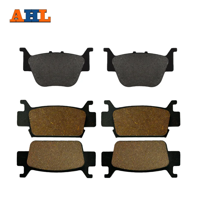 3 pairs ahl motorcycle الفرامل الأمامية و الخلفية لهوندا trx 680 fourtrax رينكون و gpscape 2006 2007 2008 2009 2010