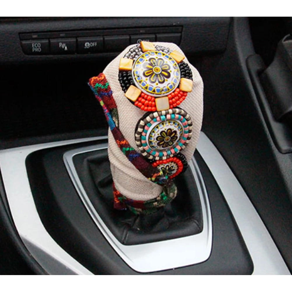 Car Styling Car Gear Shift Knob Cover Auto Universal Knobs Covers Case