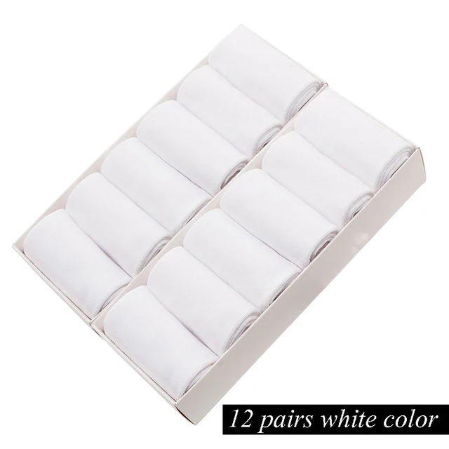 12 Pairs/Lot Plus Size Men's Cotton Socks Business Men Deodorant Crew Socks Breathable Male Solid Color US size(7-11.5) EU 39-48 LS-015