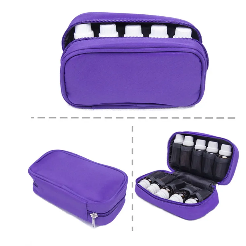 زيت طبيعي حمل حالة ل 10 قطعة 15 مللي زجاجات المحمولة الروائح السفر حقيبة زيت طبيعي حقيبة للتخزين