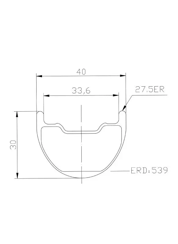 Top 27.5er/650B MTB bicycle DownHill carbon rims Tubeless 40mm width 30mm depth carbon wheel 32/32hole UD matte finish one pair rims 7 Top 27.5er/650B MTB bicycle DownHill carbon rims Tubeless 40mm width 30mm depth carbon wheel 32/32hole UD matte finish one pair rims 7