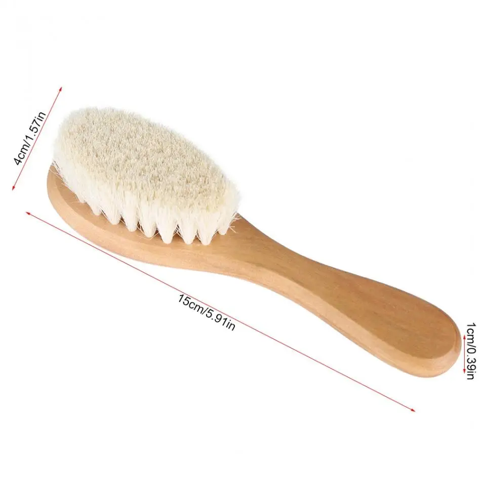 Hot Sale Wooden Handle Brush Baby Hairbrush Head Massager Newborn Hair Brush Infant Comb Baby Care Accessories