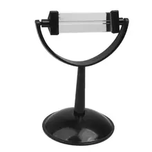 Оптическое стекло треугольная Тройная Призма физический рефрактор свет с подставкой