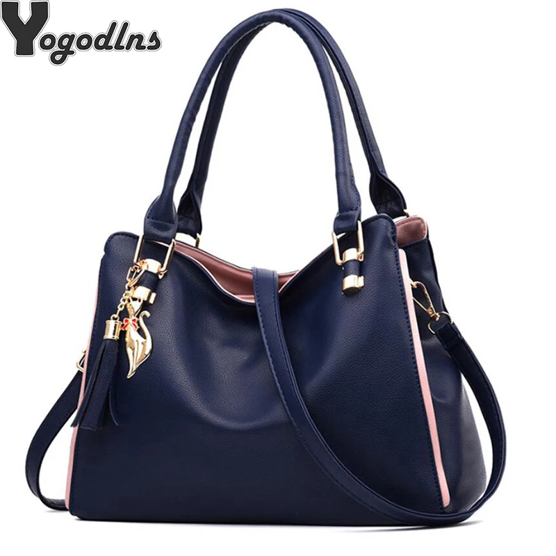 Billig Frauen Messenger 2019 Neue Flut Weibliche Top griff Tasche Mädchen Einfache Schulter Taschen Frauen Handtaschen für Dame Totes Mode party Pack