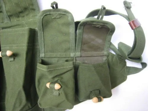 Vietnam-War-Original-Surplus-Chinese-Army-Type-56-AK-Chest-Rig-Ammo-Pouches-110122 (2)