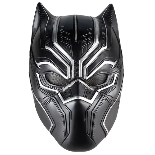 

Black Panther Masks Movie Fantastic Four Cosplay Men's Latex Party Mask for Halloween Cosplay-Props Marvel Superhero Figure