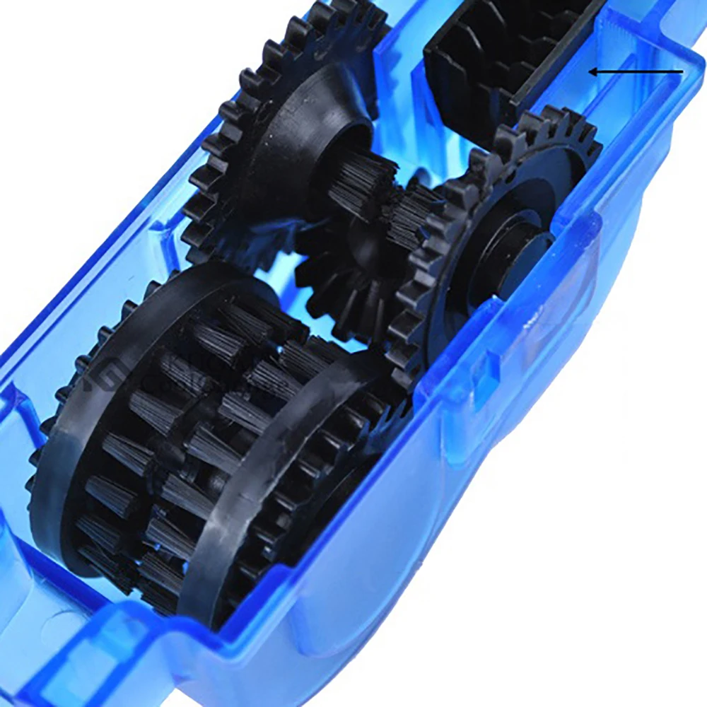 Discount Bicycle Chain Cleaner Cycling Machine Brushes Scrubber Wash Tool Kits Bicycle chain wheel Lubricant cleaning easy Quick clean 4