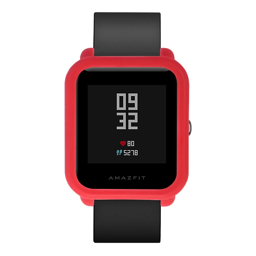 Силиконовая защитная рамка для Xiaomi Huami Amazfit Bip Bit Youth Watch чехол защитная оболочка для Amazfit Bip аксессуары