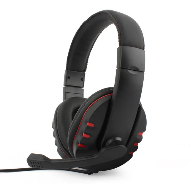 Wired Game Headphone Stereo Headset Earphone with Mic Micphone Player