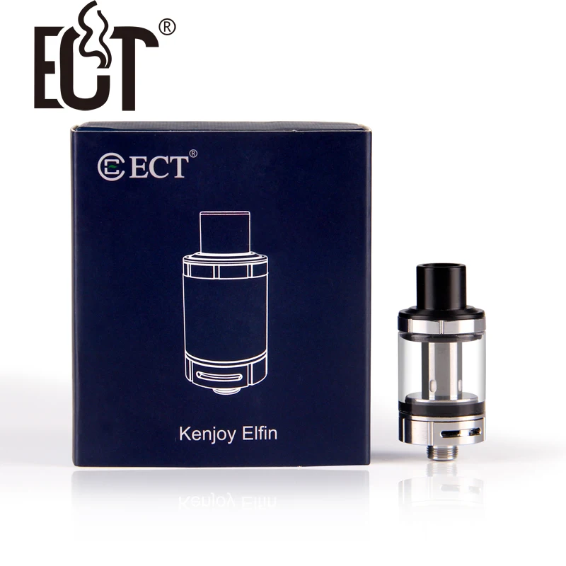 ECT kenjoy Elfin Tank 2.0ml Top refill Atomizer with Airflow vaporizer support 510 EGO BOX MOD 50w E cigarette |