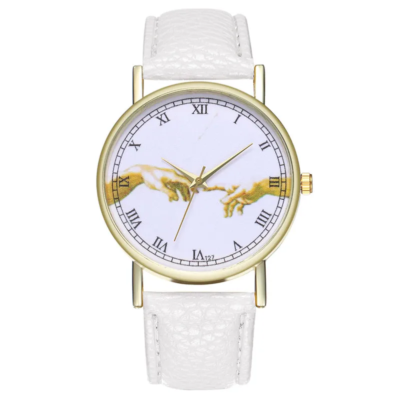 New Arrival, 2018 Watches Women fashion leather female watch vintage watch dress watches printed retro relogio reloj montre M23 (14)