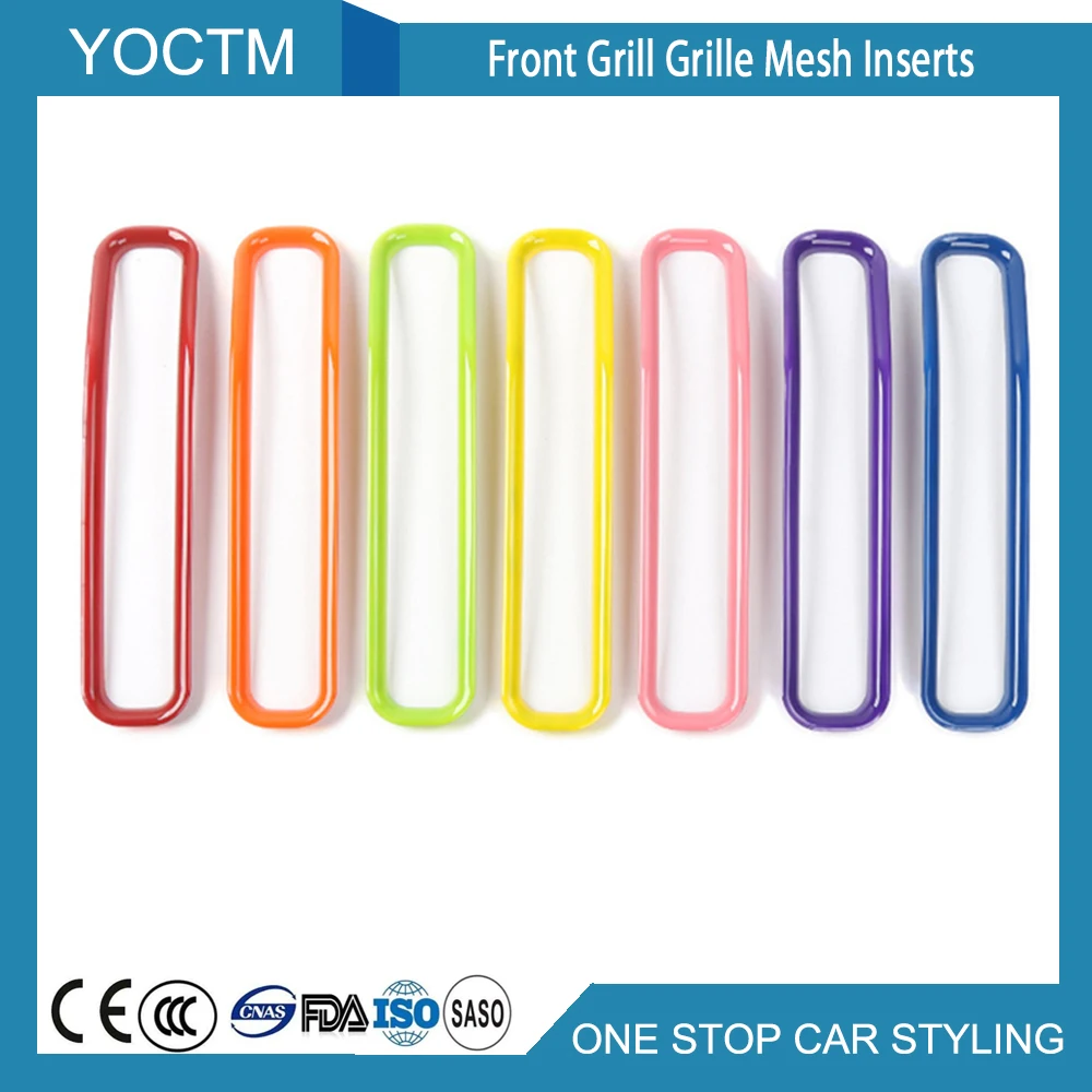 40*10*7.5 cm 7 Color Front Grill Grille Inserts Mesh Outlet Exterior Styling Trims ABS For Jeep Wrangler 97-06 Car Accessories 40*10*7.5 cm 7 Color Front Grill Grille Inserts Mesh Outlet Exterior Styling Trims ABS For Jeep Wrangler 97-06 Car Accessories