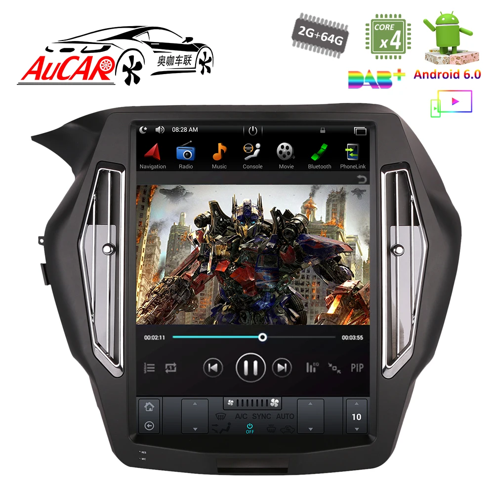 Excellent Tesla Style for Honda Accord 2013 - 2017 car radio gps navigation Bluetooth Radio WIFI 4G Vertical Stereo car dvd player AUX 3