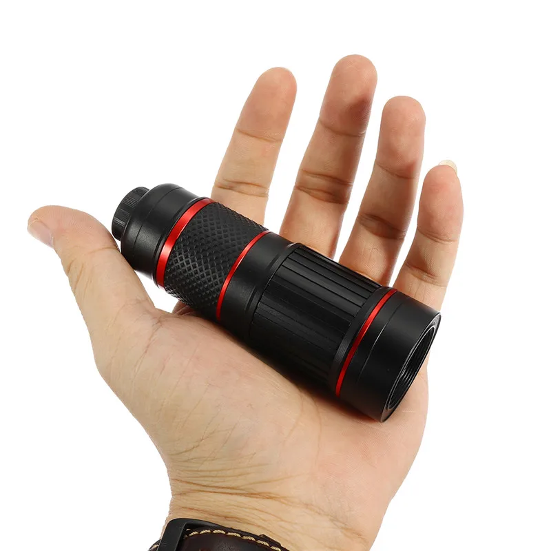 18X охотничья оптика Zoomable HD объектив телеобъектив телескоп монокулярный зажим для мобильных телефонов для наружного наблюдения за птицами