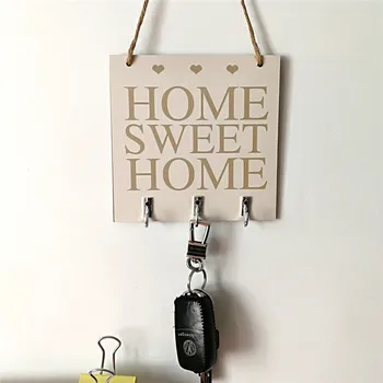

DIY Wooden Plaque Gift Pendant Tag Wooden Vintage Hanger Board Sweet Home Decor Sign Cool Wall Door Hanging Art Plaque Sign