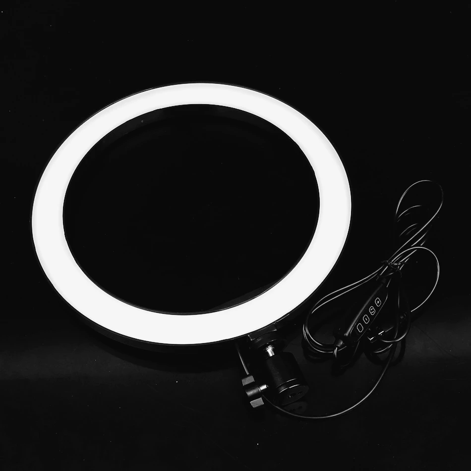 Goedkoop Dimbare LED Selfie Ring Licht Gsm Video Licht Fotografie Verlichting Met Statief Voor Youtobe Make Video Live Studio Licht