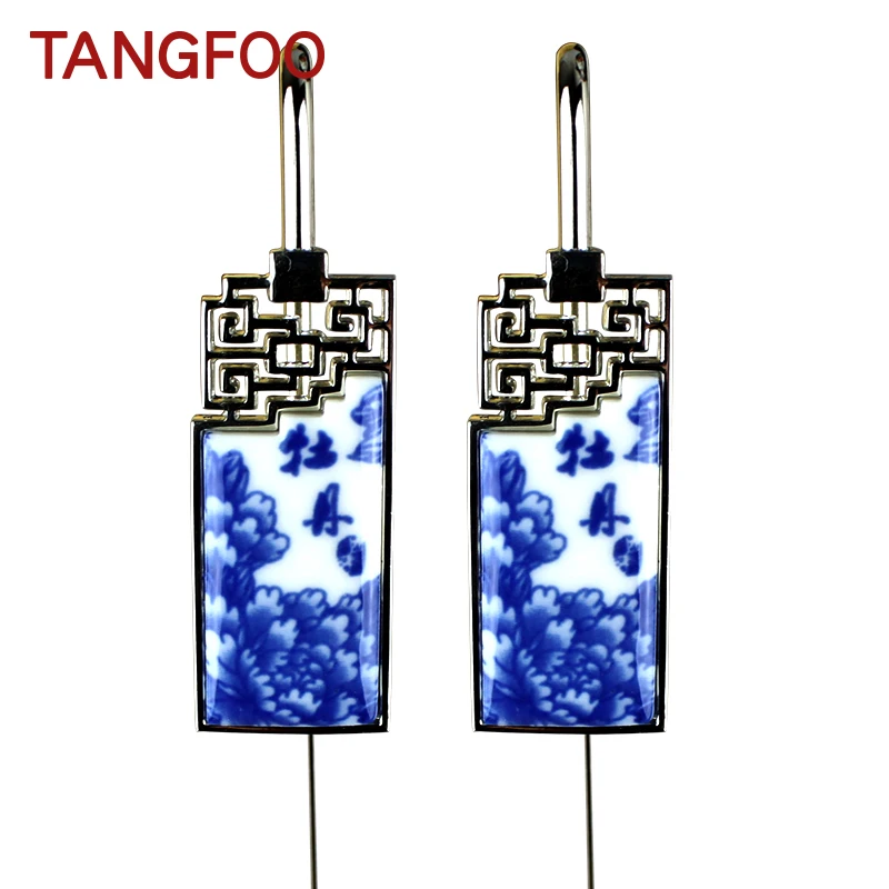 

Blue and white porcelain Bookmark school metal bookmarks for kids book chinese school supplies teacher supplies stationery items