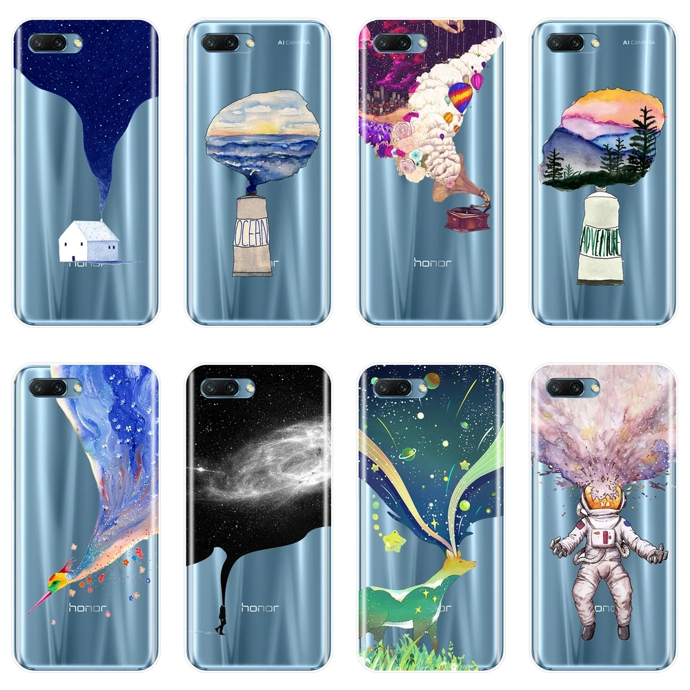 

TPU Art Star Silicone Phone Case For Huawei Honor 8X MAX 10 9 8 7 Soft Back Cover For Huawei Honor 7 8 9 10 Lite 7S 7X 7A 7C Pro