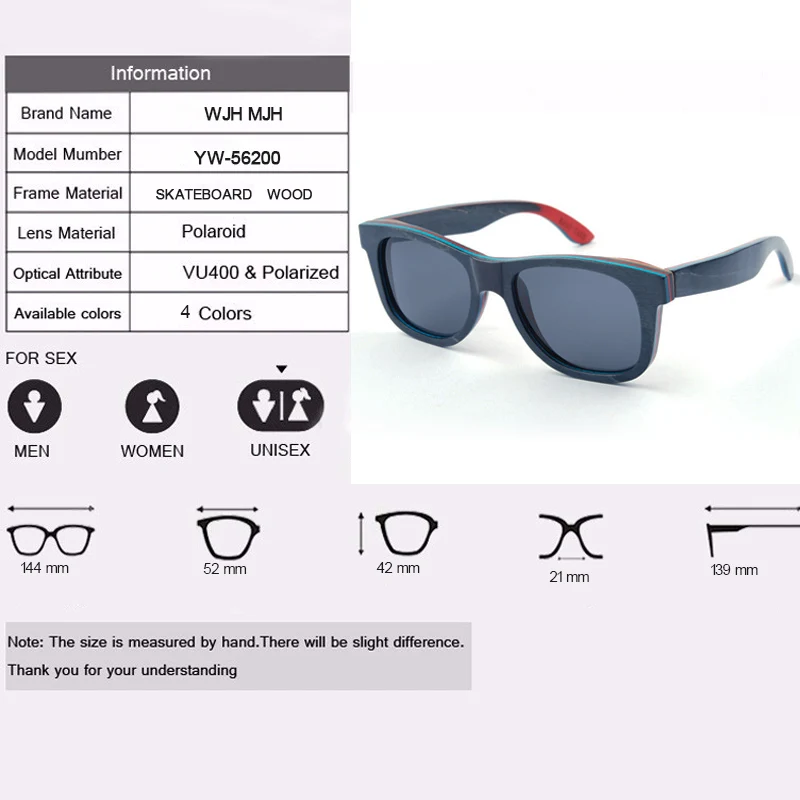 Черный бренд дизайнерский деревянный Sung lass женские поляризованные серый натуральный деревянный скейтборд с оригинальной коробкой винтажные очки