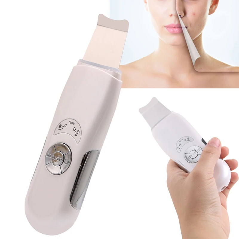 

Ultrasonic Face Skin Scrubber Peeling Exfoliator Pore Cleaner Skin Care Machine