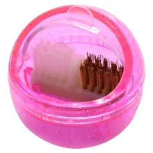 Escova de limpeza para unhas, acessório para manicure, equipamento para limpeza de unhas, cabeçote trnj217