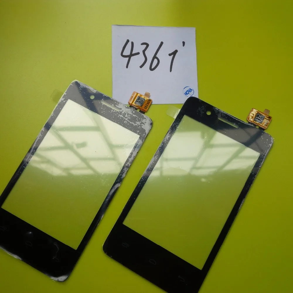 Запасные части датчика Wyieno для Fly IQ436i внешний сенсорный экран дигитайзер панель +