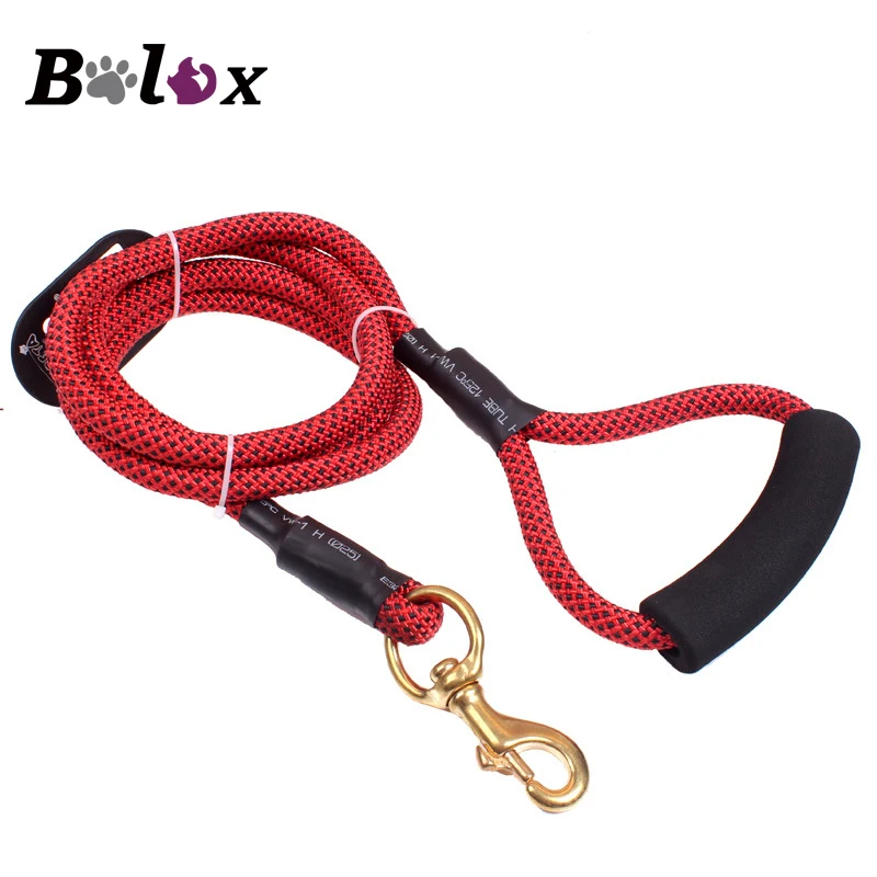 1.8m 3m 5m Nylon Extended Dog Leashes Medium Large Dog Reflective Leads Pet Training Running Walking Climbing Dog Leashes