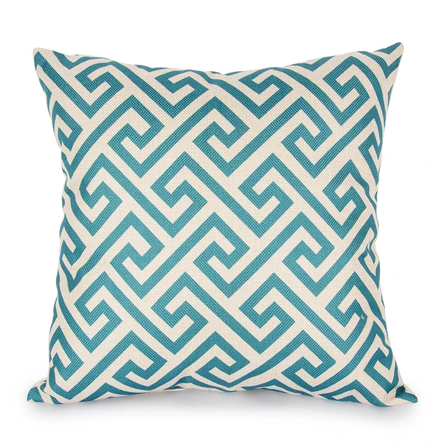 Buy Quatrefoil Teal Turquoise Throw Pillow Case