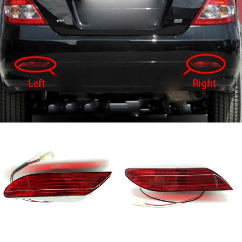 

For BYD F3 05-13 Tail Rear bumper reflector lamp Brake light rear fog lights