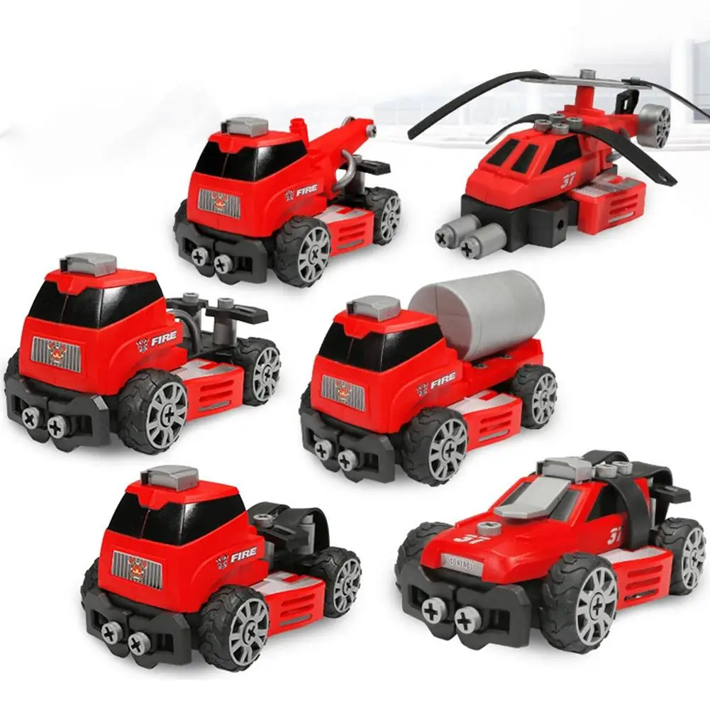 

LeadingStar Crane Truck Engineering Transformation Assembling Car Deformation Toy Construction Vehicle Kids Toys Christmas Gifts