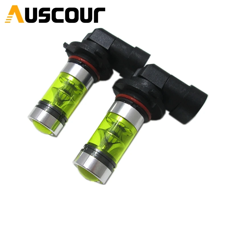 

2 pcs 100W 9005 9006 golden yellow 3000k fog light lamp with projector lens function h3 h4 h7 h11 hb3 hb4 fog lamp modify