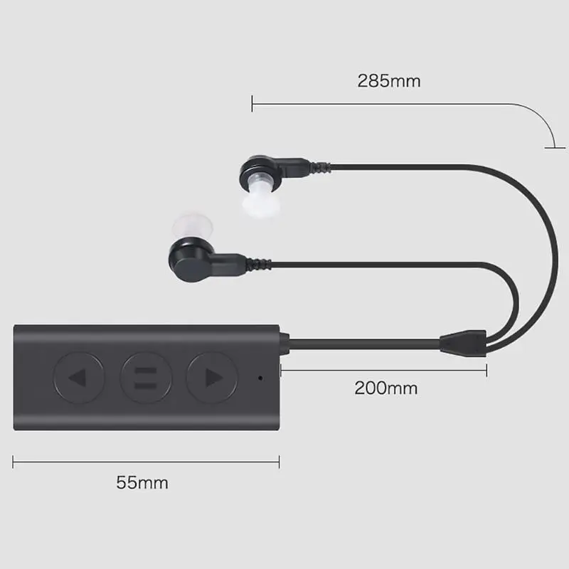 CSR Bluetooth 5,0 HiFi слуховой аппарат усилитель звука Регулируемый объем ушной Уход Инструмент для глухих пожилых костной проводимости наушники