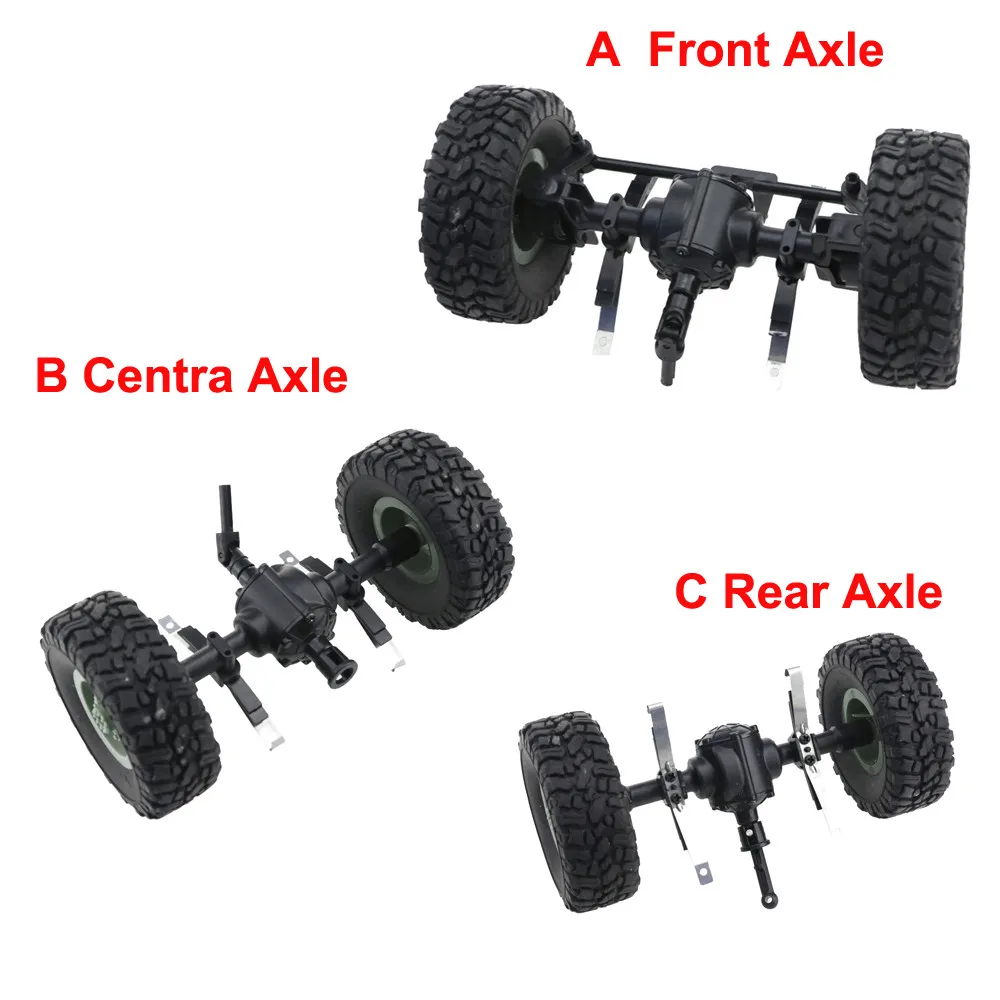 

Replacement Accessories Central Bridge Axle Sturdy Front/Centra/Rear Axle Assembly Spare Part For JJRC Q60 1:16 RC Car Parts